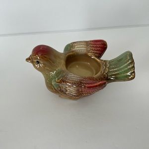 Vintage Colorful Bird Pottery
Candle Holder